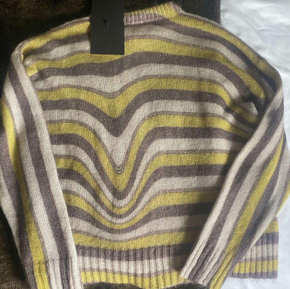 Palm Angels Melted Stripe Mohair Sweater - Picture 3 of 5